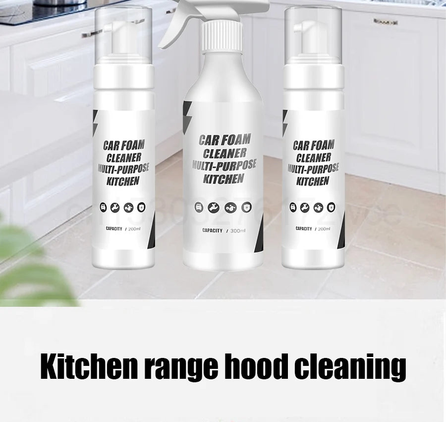 Auto Multi-Purpose Foam Cleaner Rust Remover Cleaning Car House Seat Car Interior Accessories Home Kitchen Cleaning Foam Spray