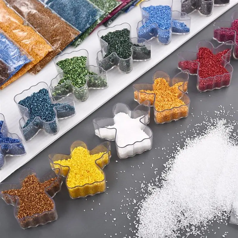 Sand Painting Wax Colorful Granular Pearl Wax DIY Candle Making Materials For Candle Handmade Supplies For Colour Sand Wax