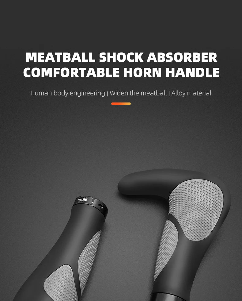 Shockproof Bike Handlebar Grips Anti-slip Mountain Bike Grips Comfortable Ergonomic Road Bicycle Handlebar Grip Bike Accessories