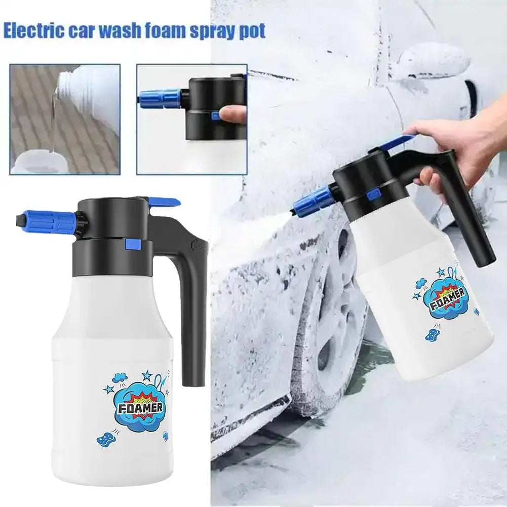 1.5L electric foam spray car washing foam generator foam gun 1h durable car washing foam washing