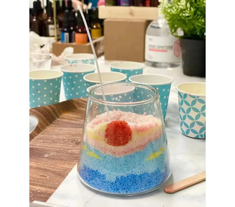 Sand powder candle diy sand painting candle Color Aromatherapy sand wax without cups