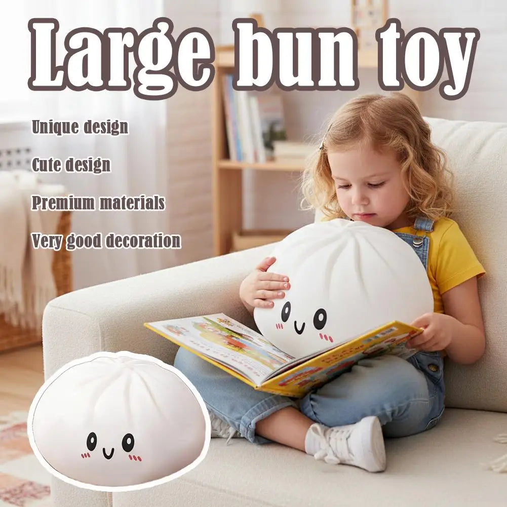 Creative Large Dumpling Plush Pillow Toy Soft Dumplings Pillow Kawaii Cushion Simulation Food Doll Gift for Kids Home Decoration