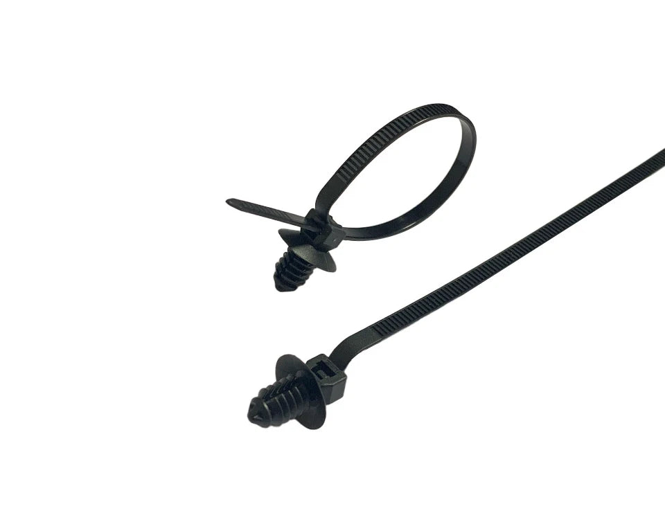 10pcs Wire Harness Fastener Clamp Clips Cable Ties Management Organizers For Car Corrugated Pipe Car-styling