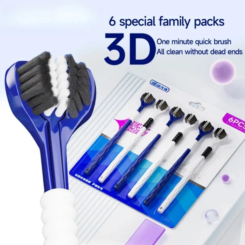3-Sided Manual Toothbrush