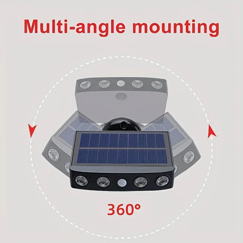 4 LED Powerful Solar Security Lights Outdoor Decor Sensor - Waterproof