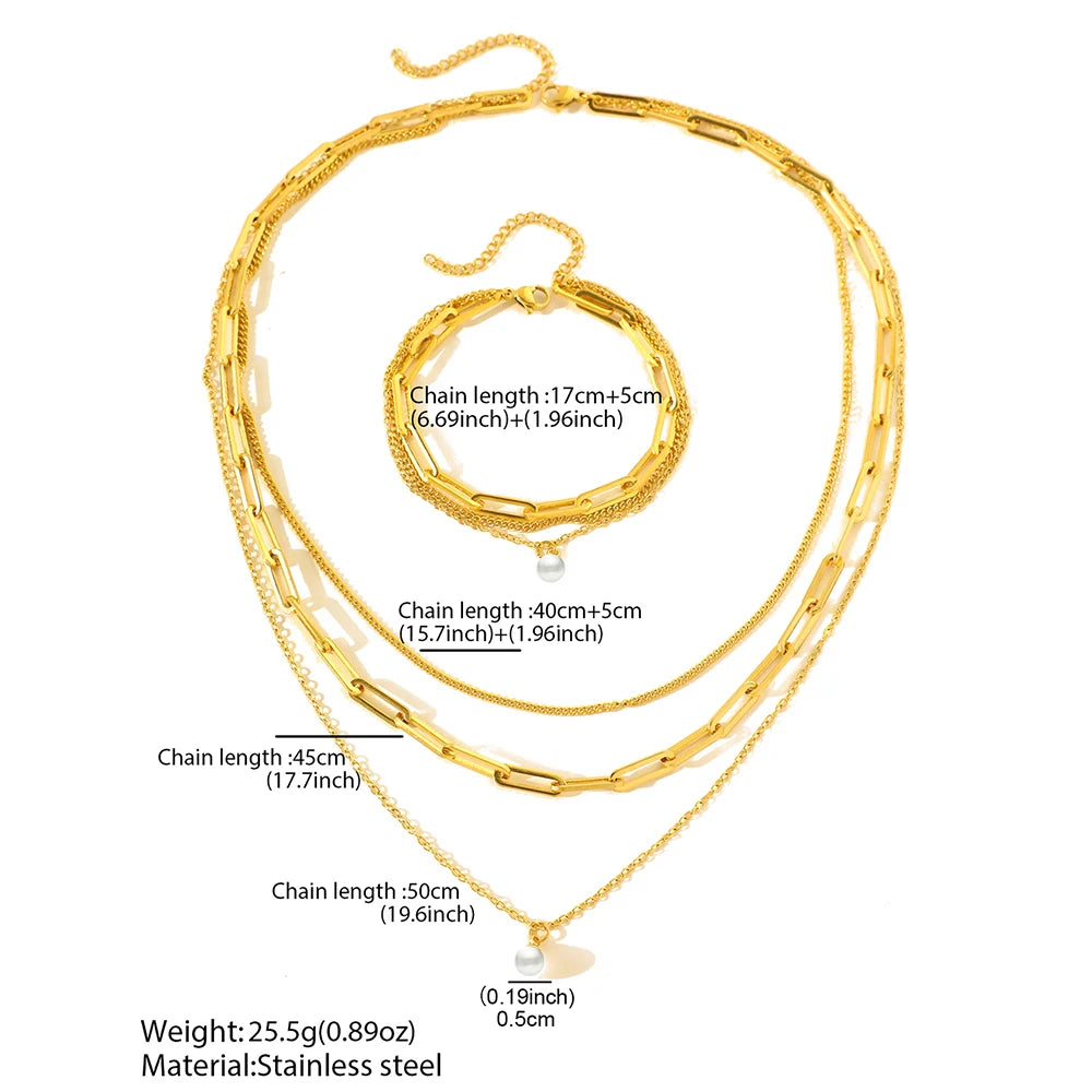 Stainless Steel Jewelry Set
