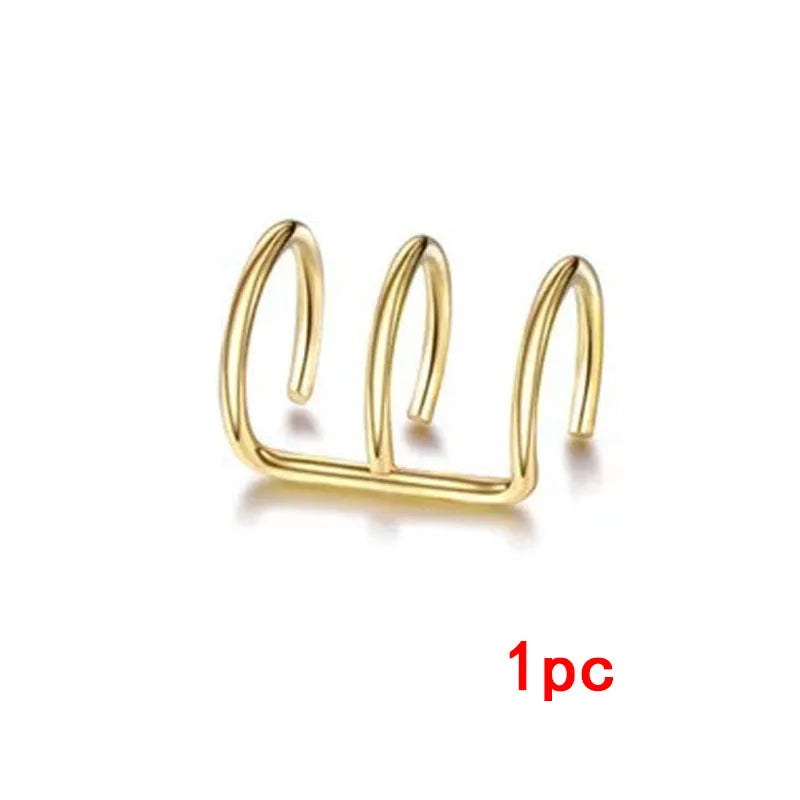 Gold Color Necklace + 1 Pair Earrings