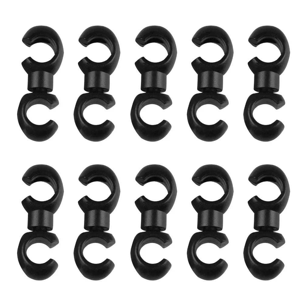 10pcs Bicycle Rotatable Line Pipe Buckle MTB Bike Derailleur Shift Cable Clips