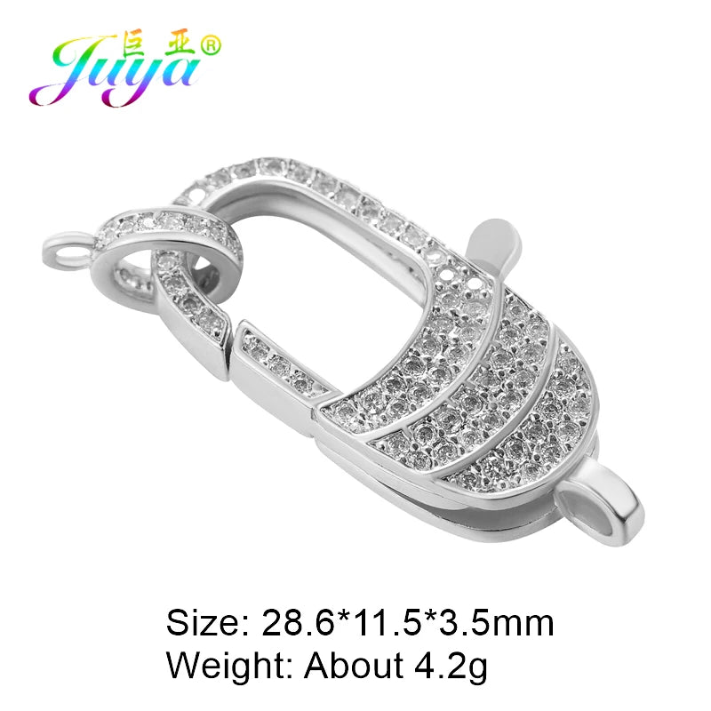 Juya 18K Real Gold Plated Lock Clasps Supplies