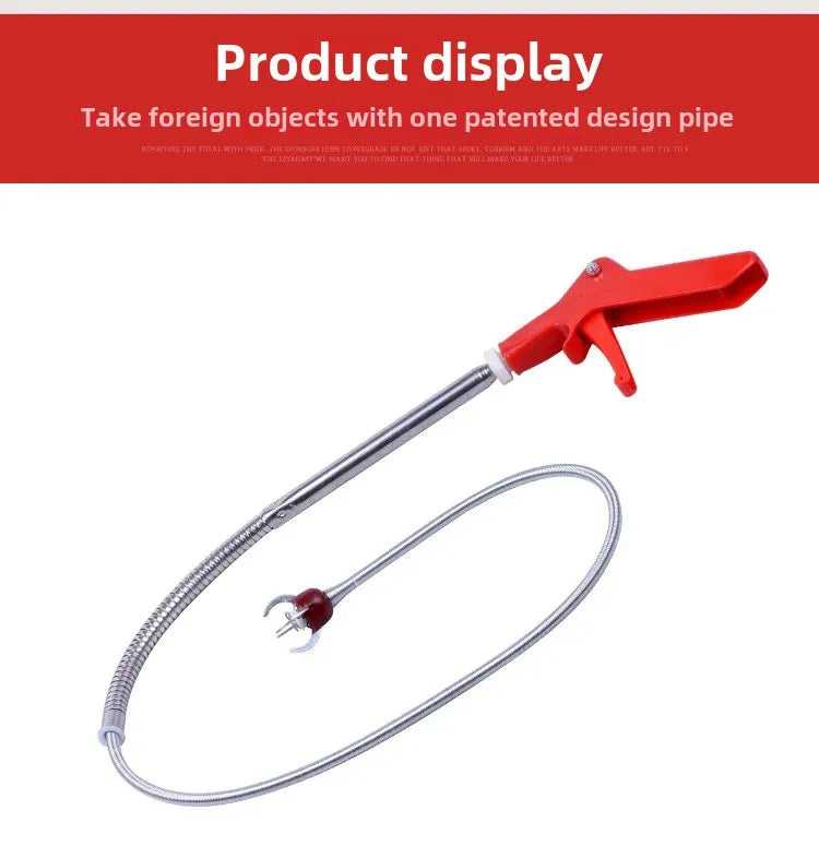 Toilet Unclogger Tool Pipeline  Drain Unblocking Kit One-Stop Plumbing Cleaning Solution Floor Drains  Sewers Efficient Durable