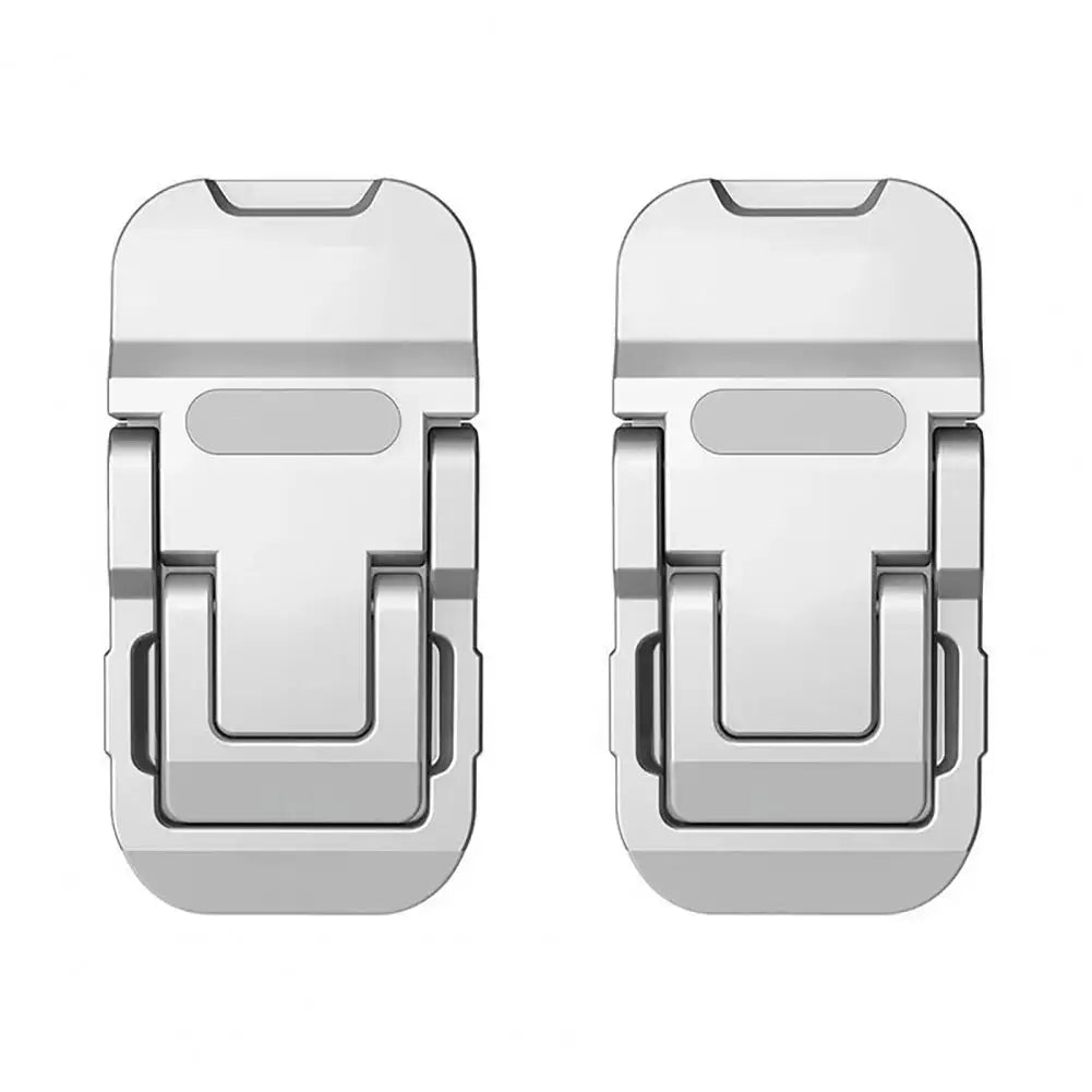 1 Pair Laptop Stand Computer Keyboard Holder Foldable Mini Size Computer Support Holder Space-saving Desk Organizer Laptop Riser