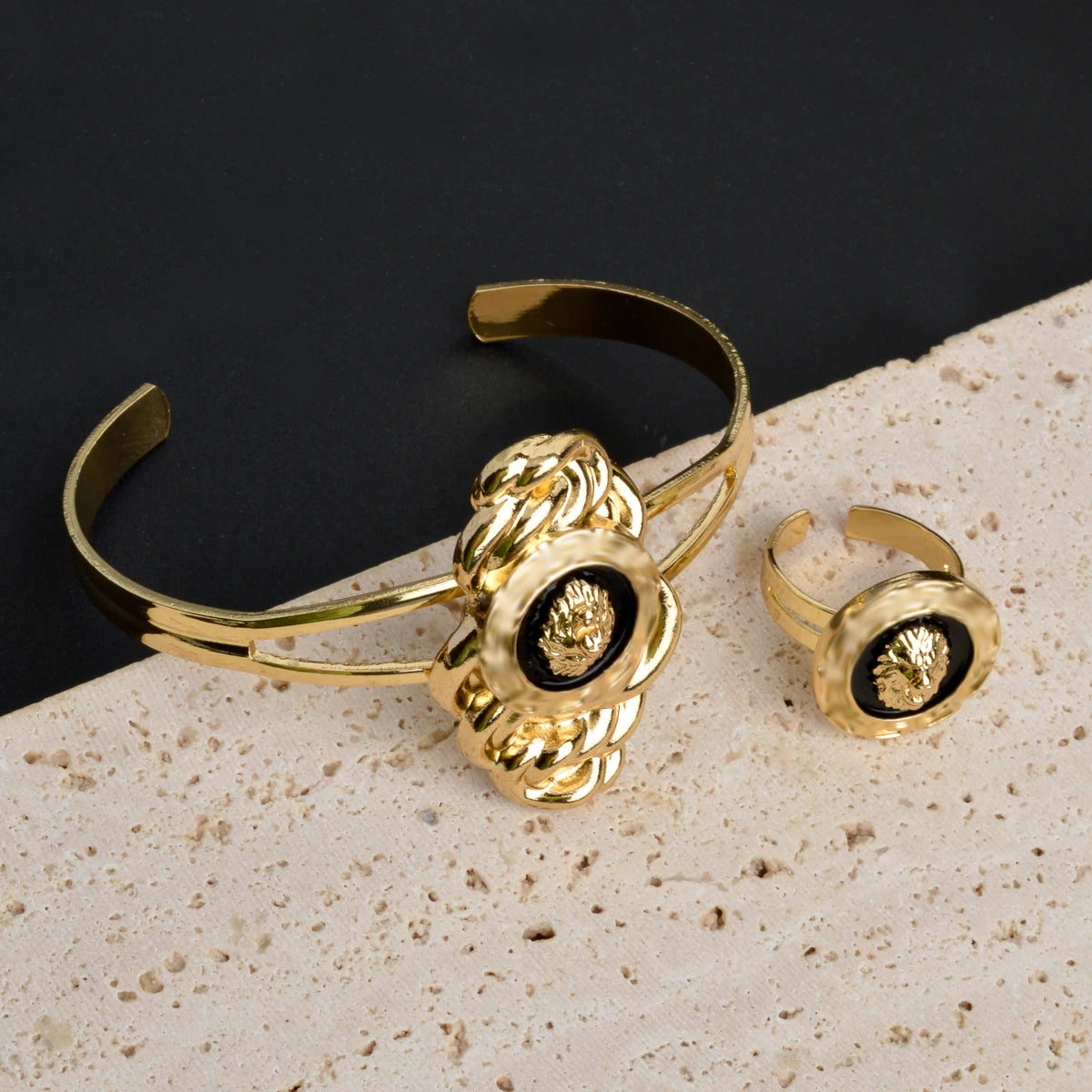 Luxury Dubai Jewelry Set for Women 18K gold