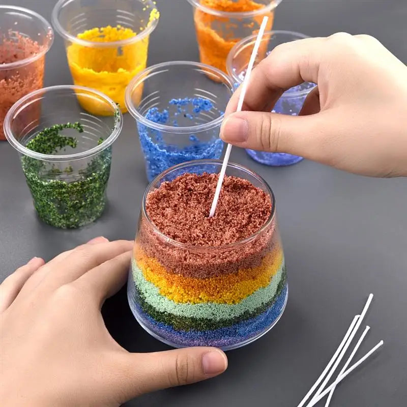 10G/50G Colorful Combustible Sand Wax Handmade Aromatherapy Candle DIY Creative Sand Painting Pillar Wax Handcraft Festival Gift