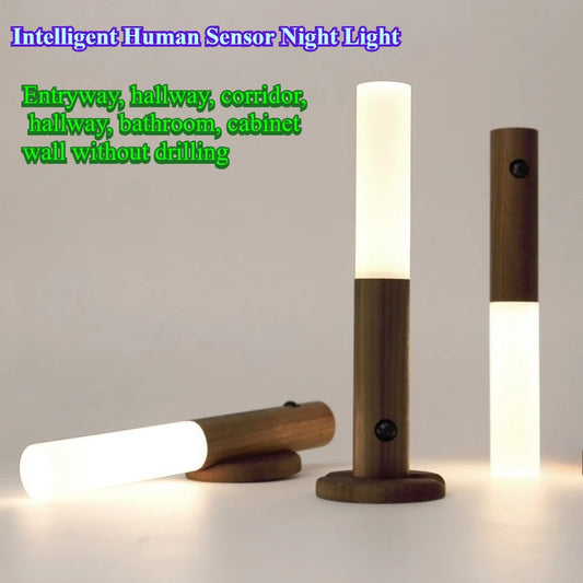 Led Light Motion Sensor Lighting Lamps Room - Rechargeable