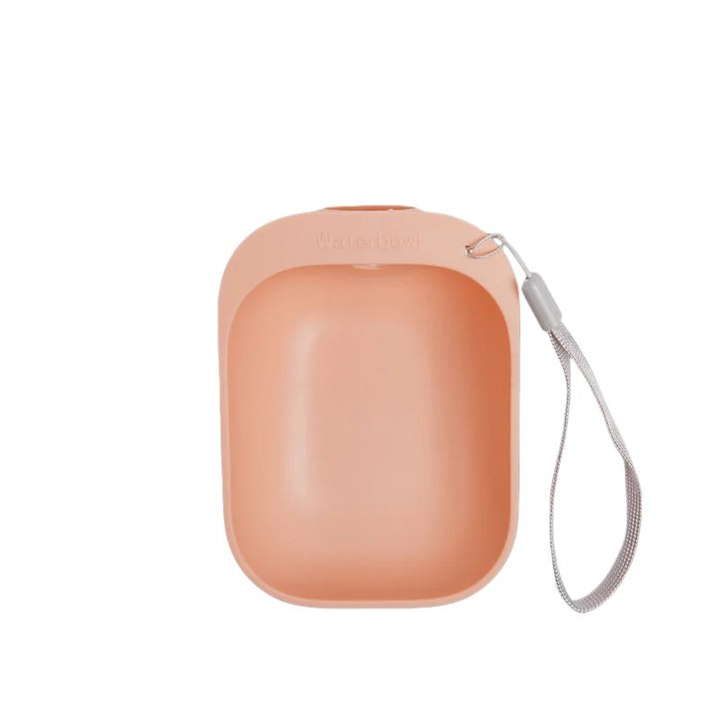 Portable Dog Water Bottle with Attached Bowl:Travel Waterer for On-the-Go Hydration During Walks & Outdoor Adventures