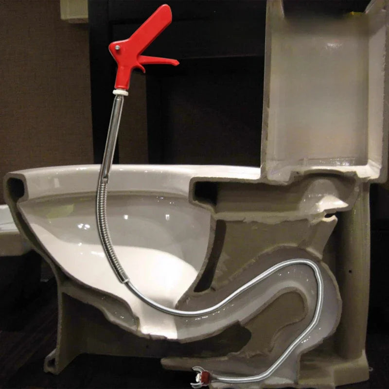 Toilet Unclogger Tool Pipeline  Drain Unblocking Kit One-Stop Plumbing Cleaning Solution Floor Drains  Sewers Efficient Durable