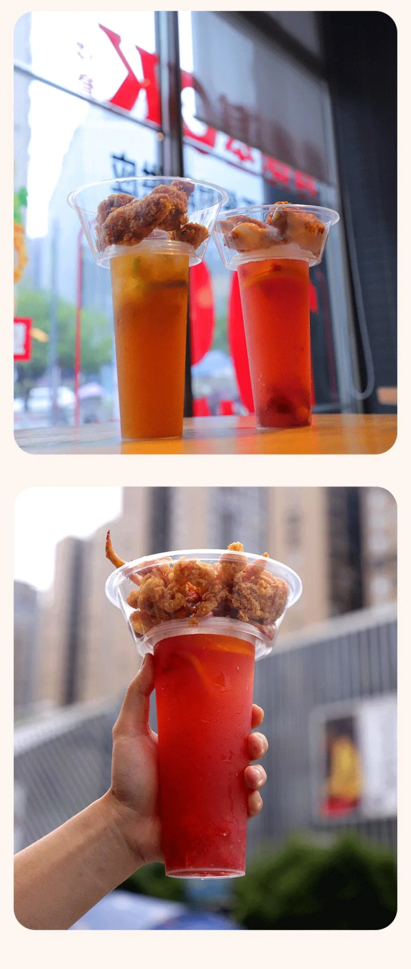 Snack and Drink Cup Set Transparent PP Plastic Cylindrical Snack Bowl with Straws Ideal for Snack, Fruit, Beverage, Outdoor Use