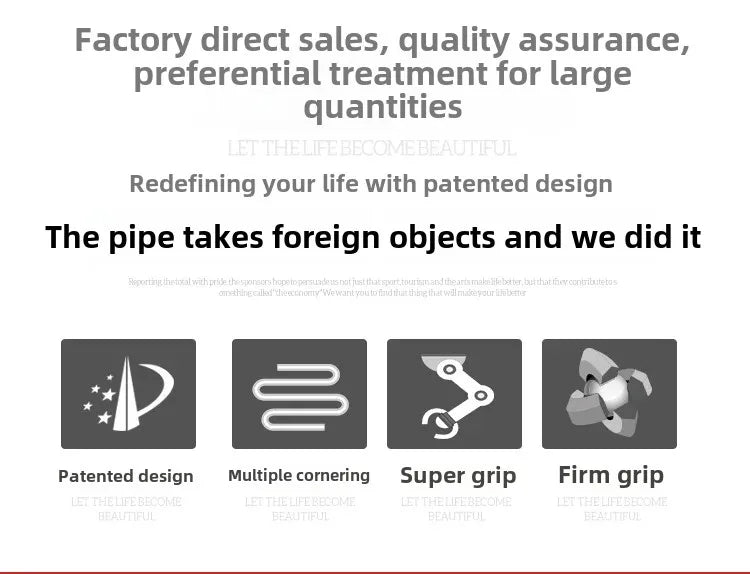 Toilet Unclogger Tool Pipeline  Drain Unblocking Kit One-Stop Plumbing Cleaning Solution Floor Drains  Sewers Efficient Durable