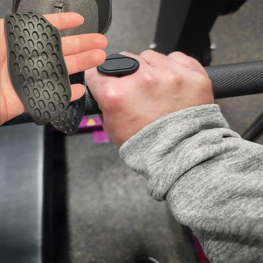 2PCS New Anti-Slip Workout Grips for Men Women Weight Lifting Deadlift Pull-Up Grips Finger Expander Grip Strengthener