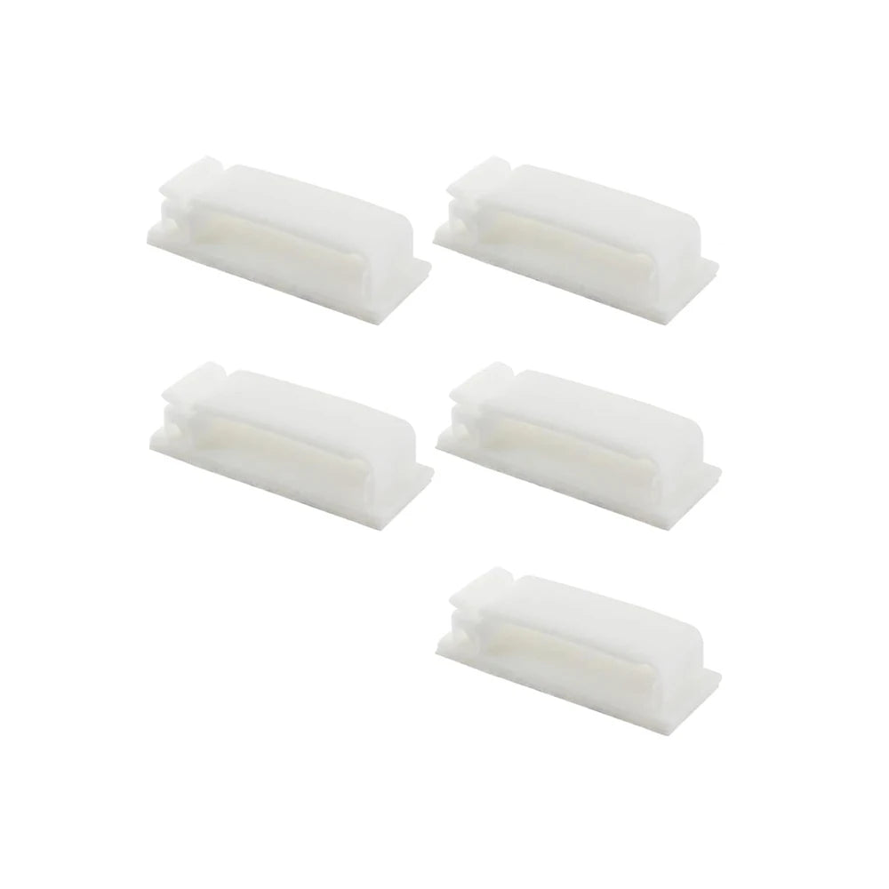 5/10Pcs Cable Clips Self Adhesive Cable Management Clips Cord Organizer Wire Clips Cord Holder for Appliances PC Home Office