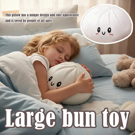 Creative Large Dumpling Plush Pillow Toy Soft Dumplings Pillow Kawaii Cushion Simulation Food Doll Gift for Kids Home Decoration