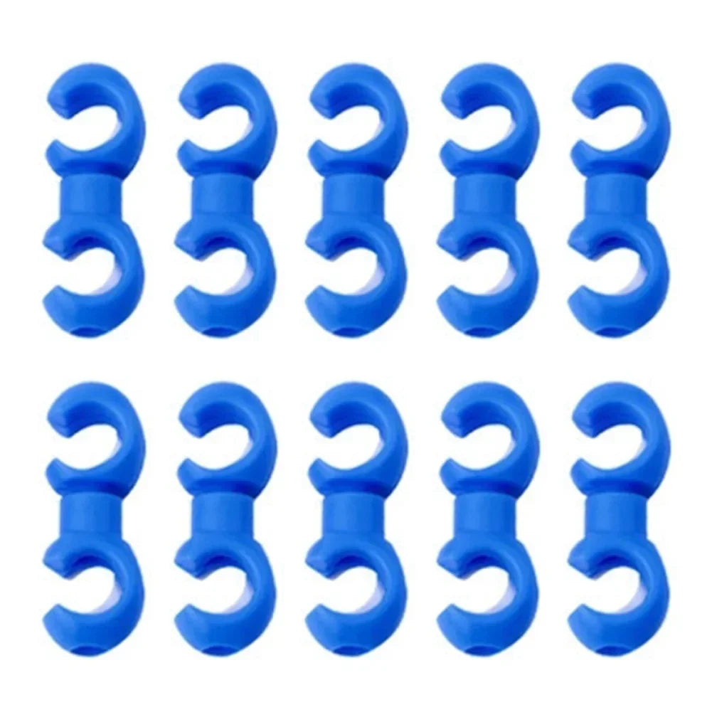 10pcs Bicycle Rotatable Line Pipe Buckle MTB Bike Derailleur Shift Cable Clips