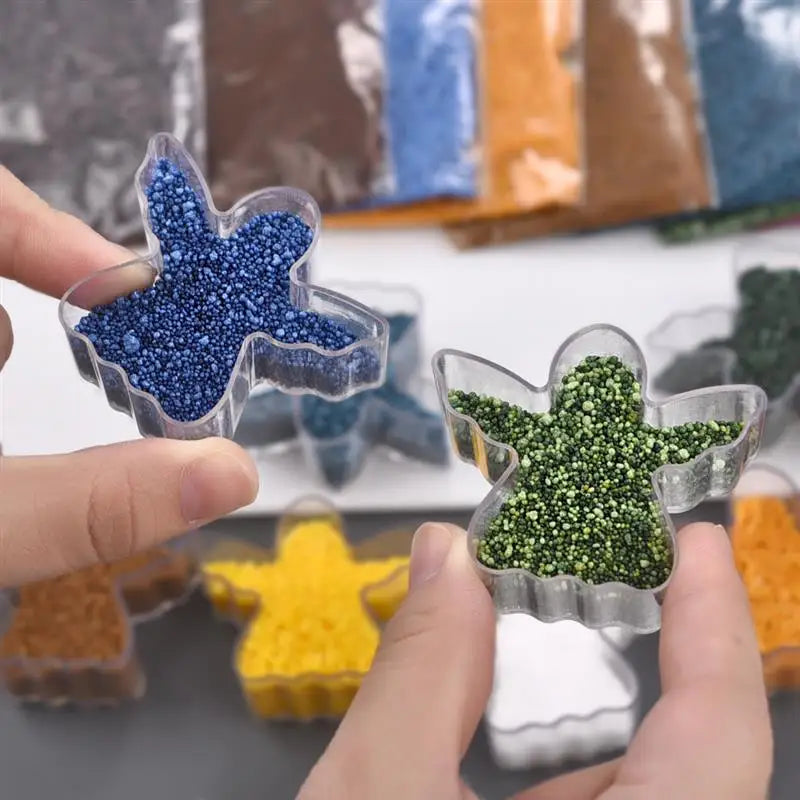 Sand Painting Wax Colorful Granular Pearl Wax DIY Candle Making Materials For Candle Handmade Supplies For Colour Sand Wax