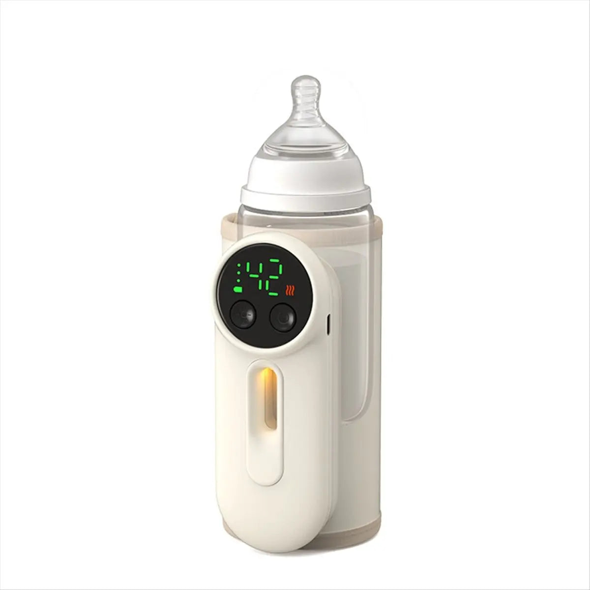 Punctual- Portable Baby Bottle Warmer Wireless Milk Heater with Constant Temperature Control USB Insulated Milk Cover for Travel