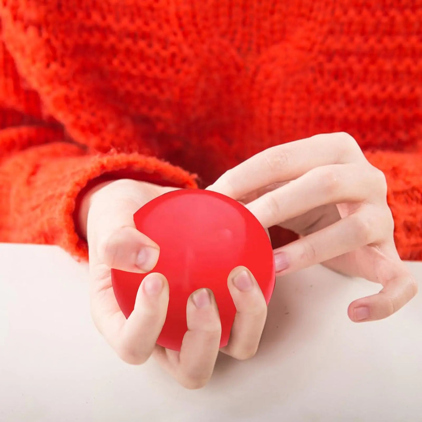 5cm/7cm Hand Exercise Ball Grip Ball Finger Strengthener Exerciser Grippers Toy Strengthening Massage for Training Wrist Forearm