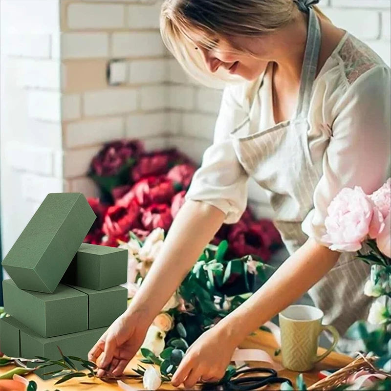 Flower Foam Green Square Foam For Flower Arrangements Foam Blocks DIY Flower Holder Wedding Crafts Flower Arrangement Foams Mud