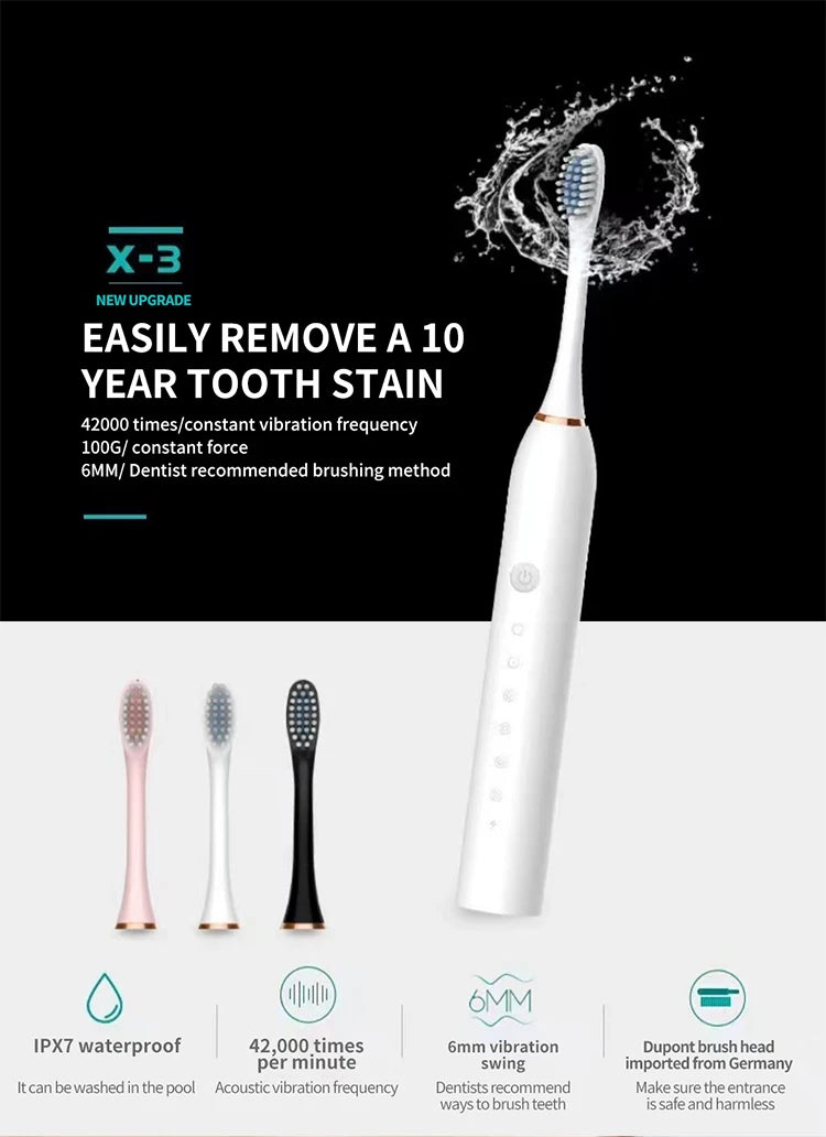 Ultrasonic Electric Toothbrush