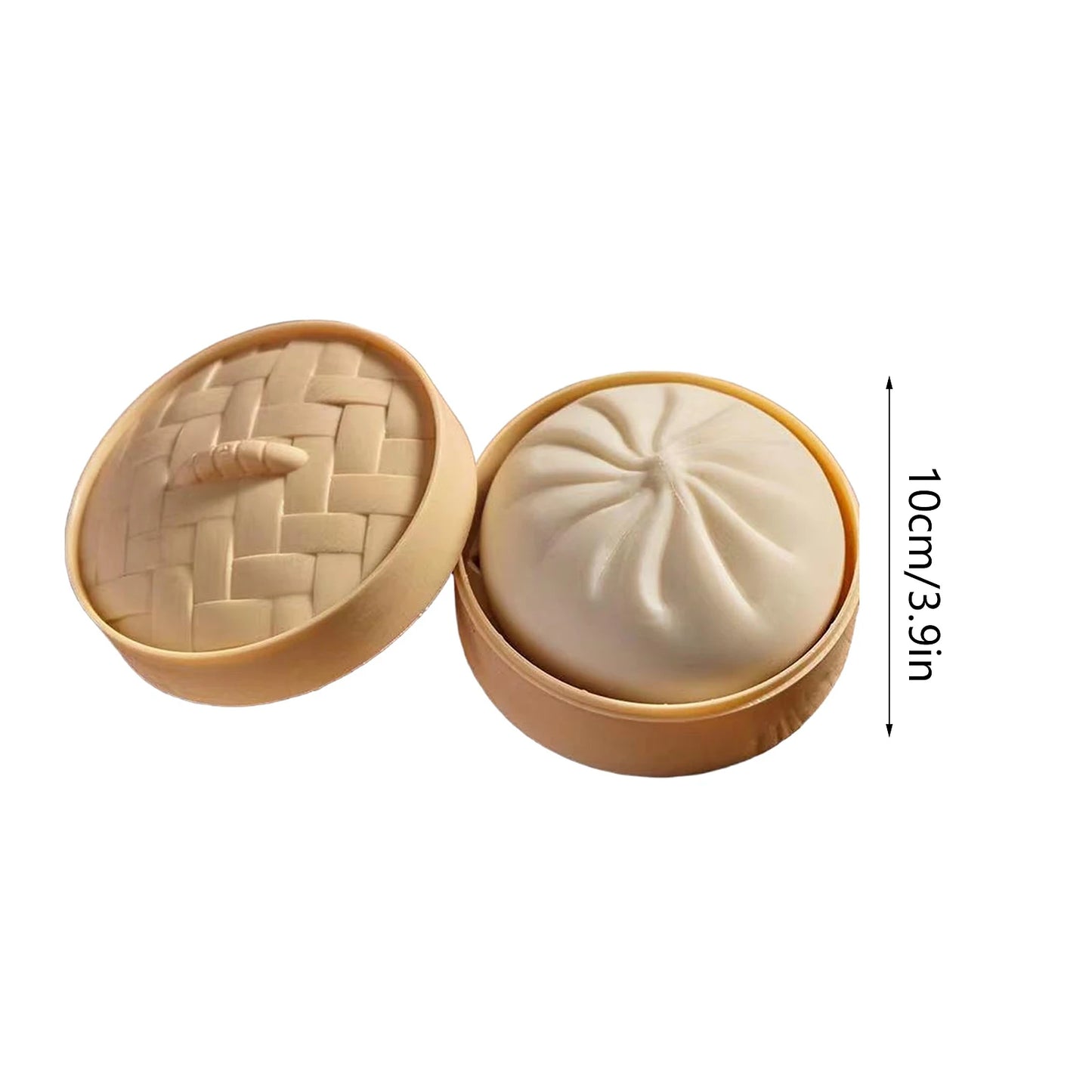 Squishy Bun Steamer Stress Relief Squishy Party Favor Soft Bun Squishy Kids Cute Steamer Stress Reliever Decompression Toy