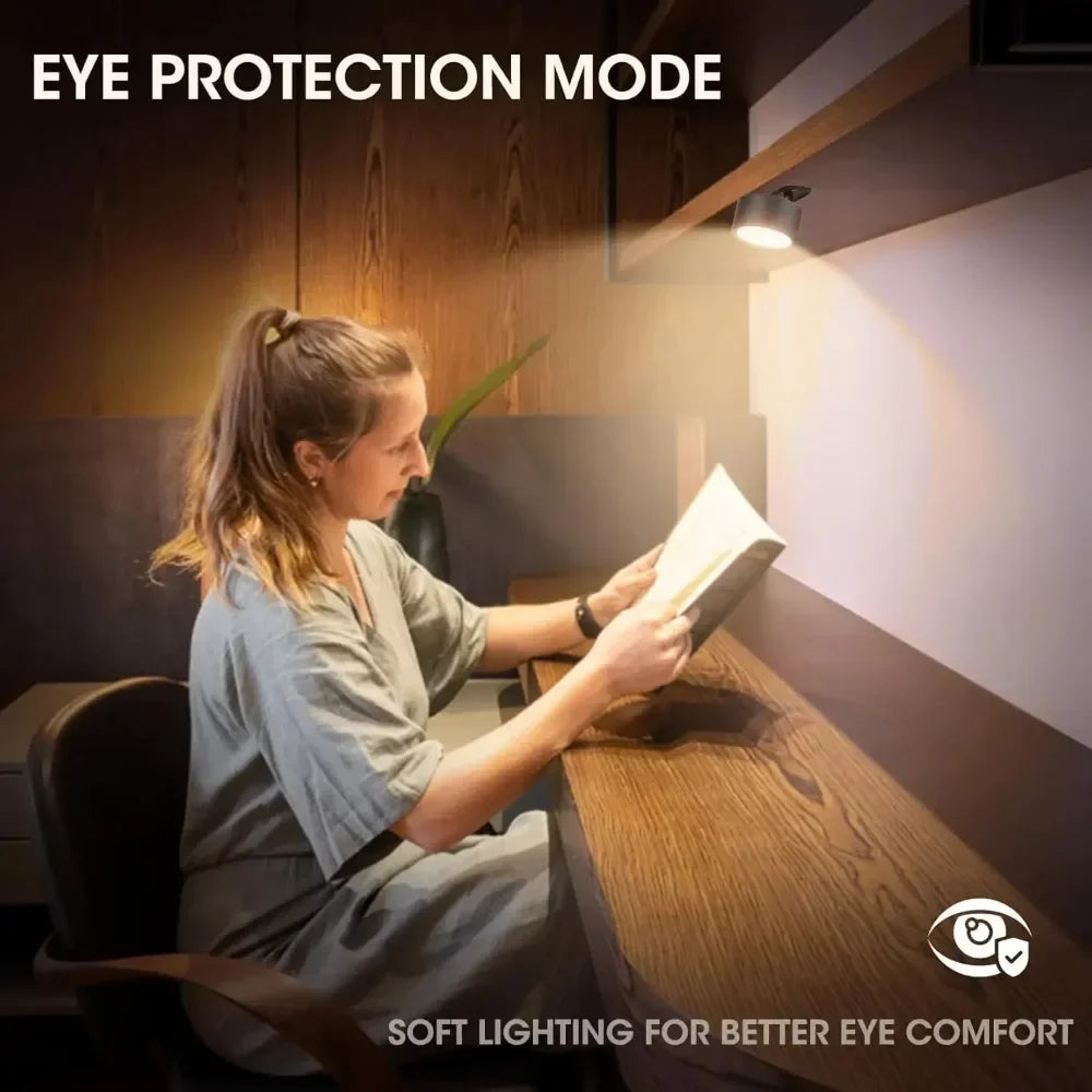 Wall Lights Battery Operated 360° Rotatable Touch Control Wall lamp