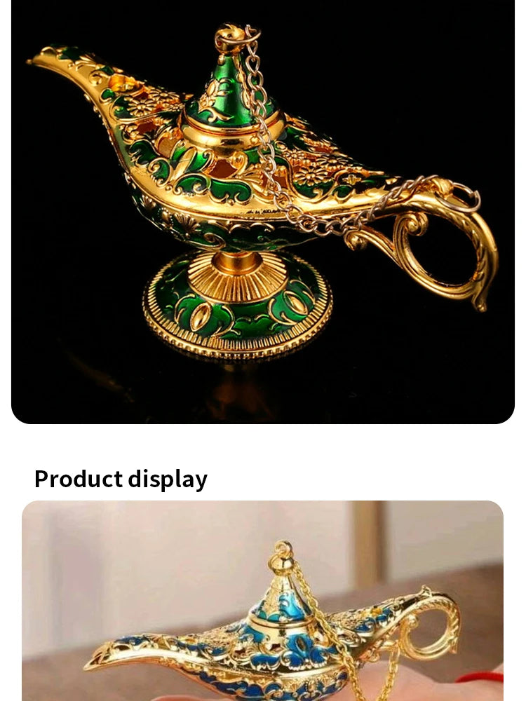 Aladdin Lamp Desktop Crafts Ornament Living Room Study Room Bedroom Decoration Holiday Gift
