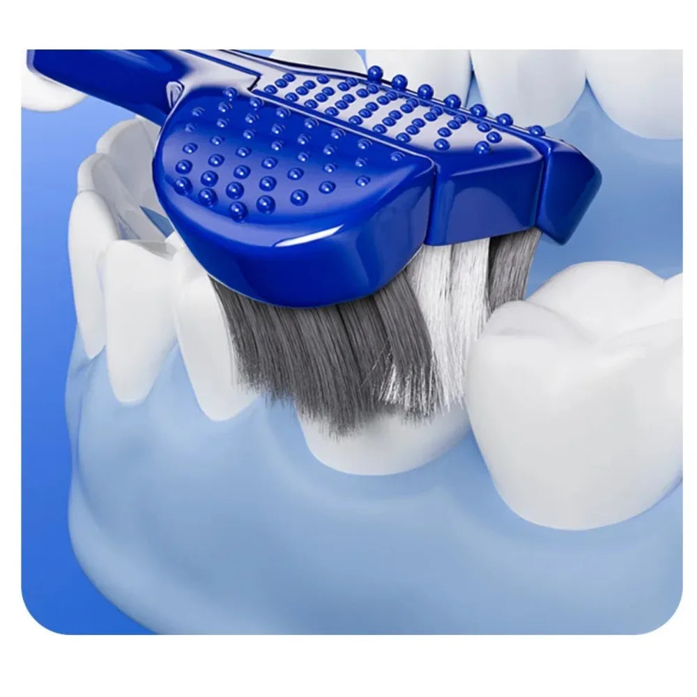 3-Sided Manual Toothbrush