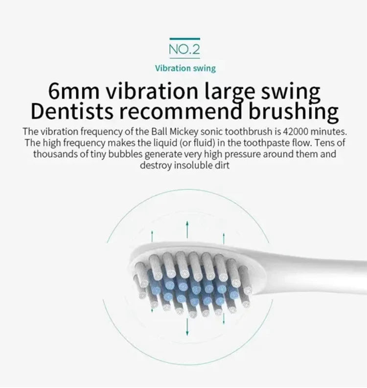 Ultrasonic Electric Toothbrush
