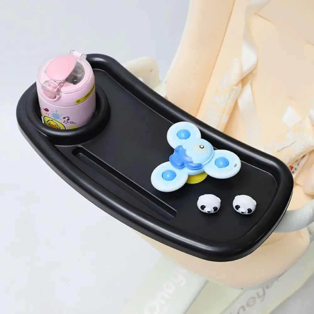 Snack Tray Baby Stroller Dinner Table Tray Baby Stroller Dinner Table Milk Bottle Cup Holder Cart Pram Snack Tray