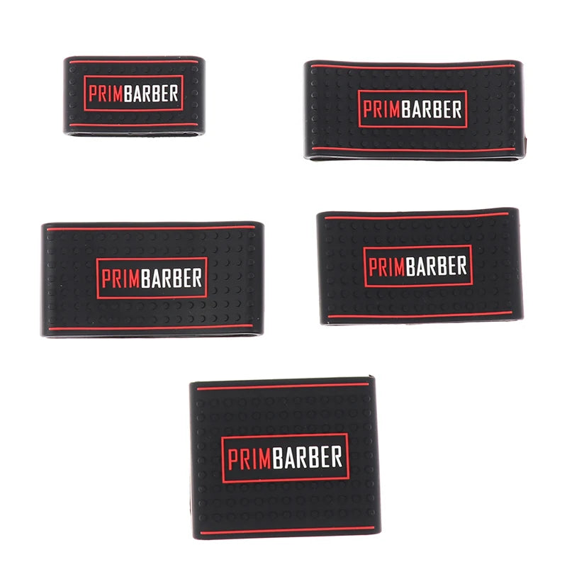 Trimmer Grip Barber 5pcs Hair Clipper Grip Rubber Anti Slide Design Barber Bicycle Grips Hairdressing Decorative Rings