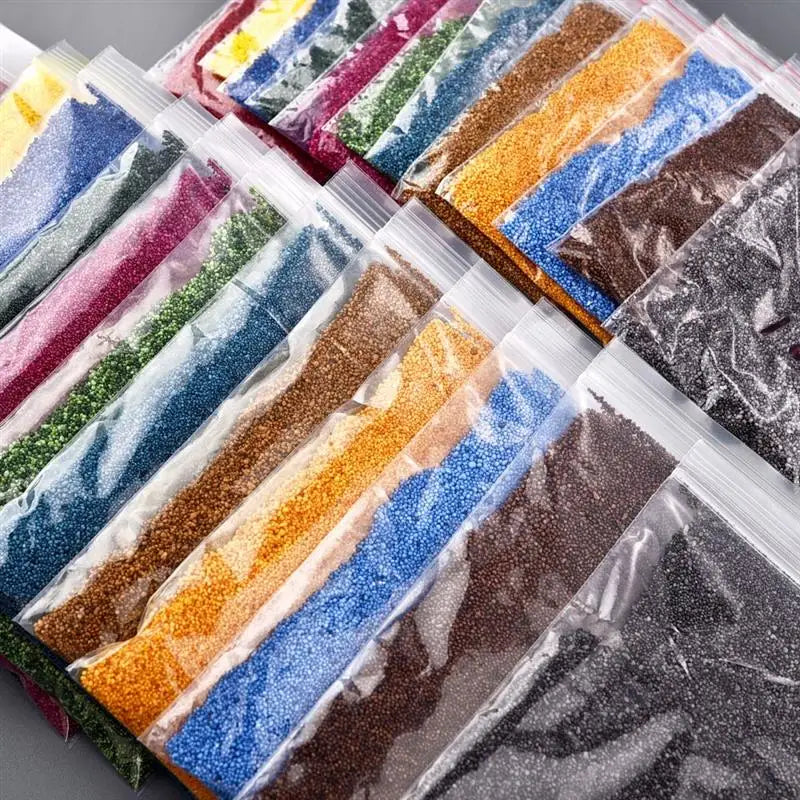 10G/50G Colorful Combustible Sand Wax Handmade Aromatherapy Candle DIY Creative Sand Painting Pillar Wax Handcraft Festival Gift