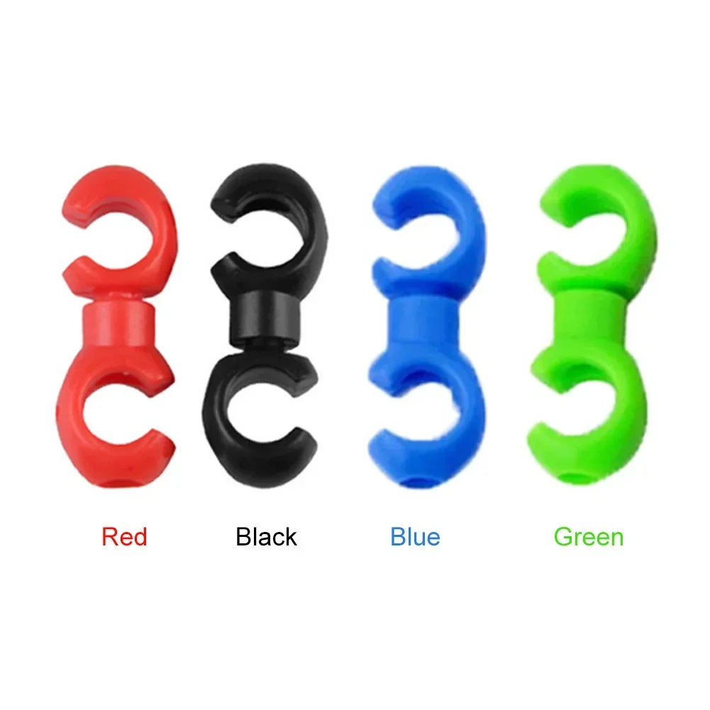 10pcs Bicycle Rotatable Line Pipe Buckle MTB Bike Derailleur Shift Cable Clips