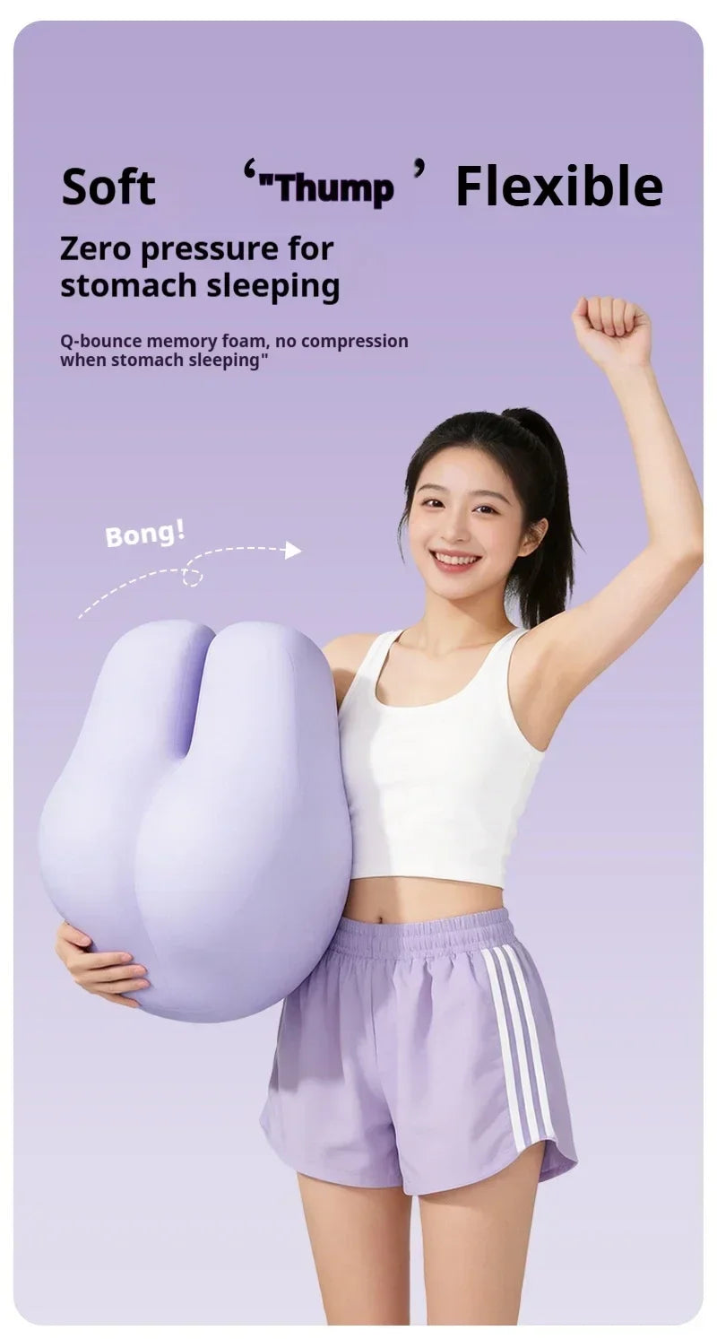 Hip-shaped Pillow for Stomach Sleeping,