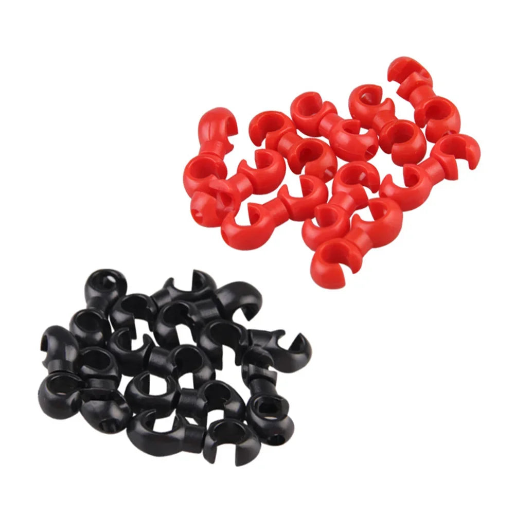 10pcs Bicycle Rotatable Line Pipe Buckle MTB Bike Derailleur Shift Cable Clips