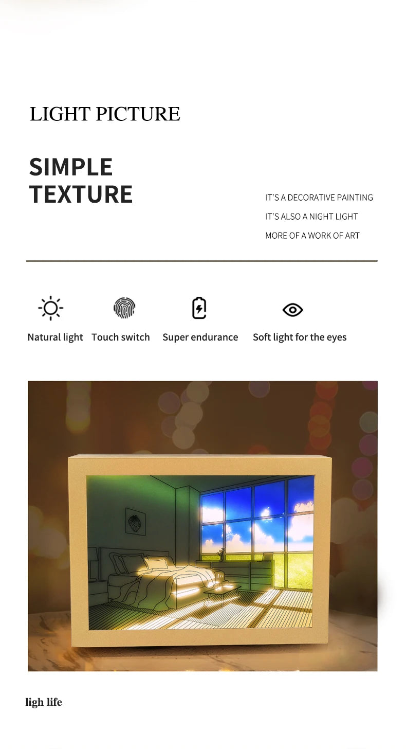 Painting Indoor Sunlight Window Wooden Photo Light