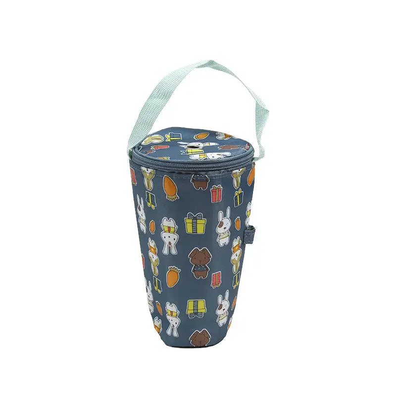 Baby Milk Bottle Insulation Bags Cartoon Portable Waterproof Feeding Bottle Thermal Bag Milk Warmer Cooler Stroller Hang Bags