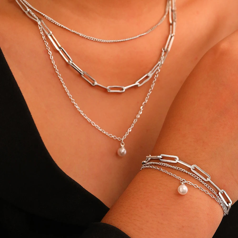 Stainless Steel Jewelry Set