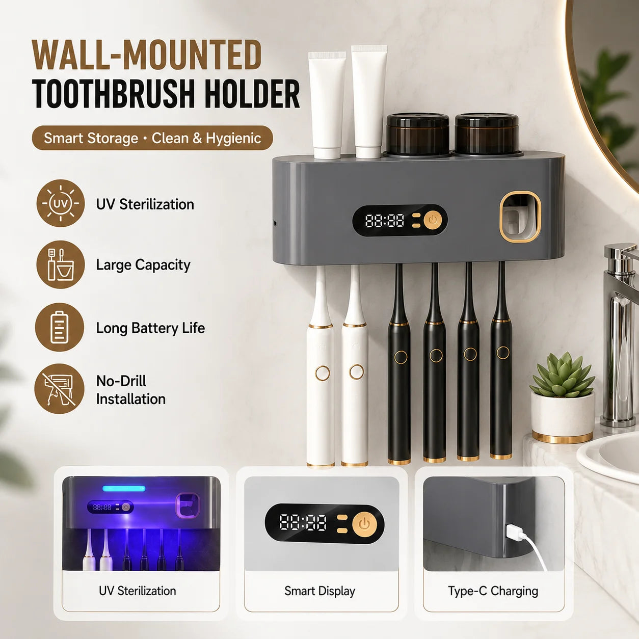 UV Toothbrush Sterilizer