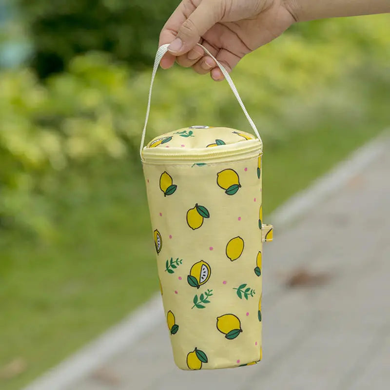 Baby Milk Bottle Insulation Bags Cartoon Portable Waterproof Feeding Bottle Thermal Bag Milk Warmer Cooler Stroller Hang Bags