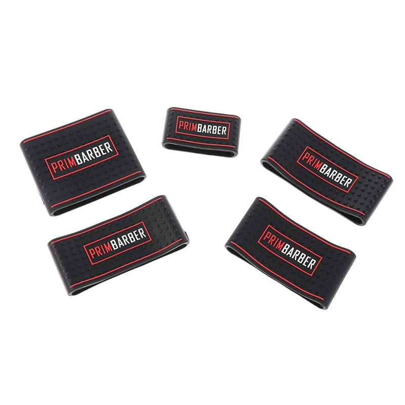 Trimmer Grip Barber 5pcs Hair Clipper Grip Rubber Anti Slide Design Barber Bicycle Grips Hairdressing Decorative Rings