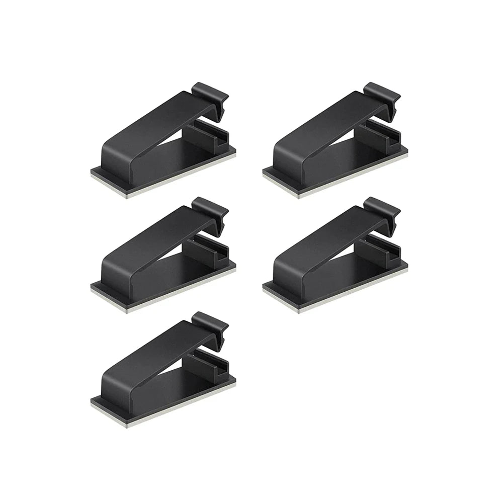 5/10Pcs Cable Clips Self Adhesive Cable Management Clips Cord Organizer Wire Clips Cord Holder for Appliances PC Home Office