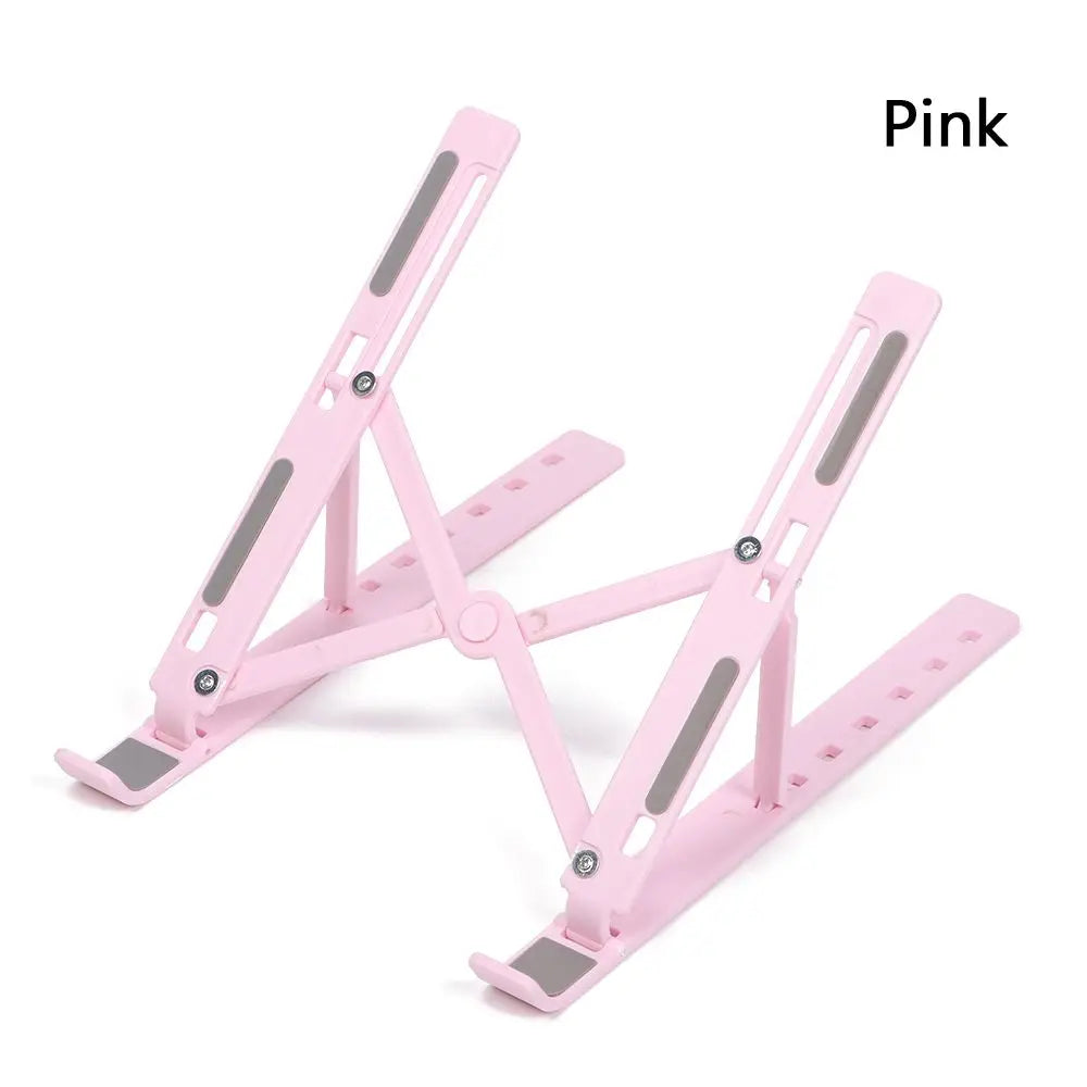 Adjustable Laptop Stand Folding Portable Desktop Holder Office Supplies Support For Notebook Computer Macbook Pro Air iPad